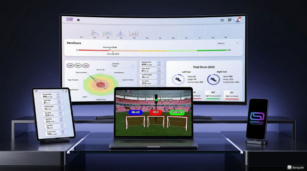 External Display — SensiBallVR real-time monitoring